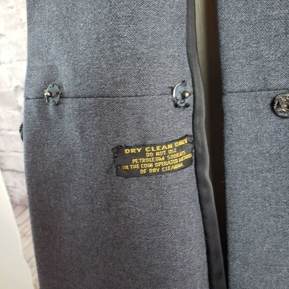 Mid Length Vintage Mink Collar Coat - Picture 7 of 9